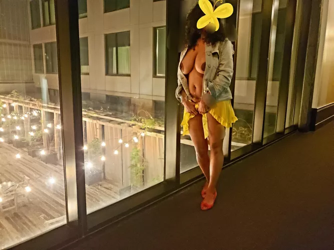 I saw the flashing lights and took it as a sign to flash in the hotel lobby 😁 (f) by curiousincambodia07