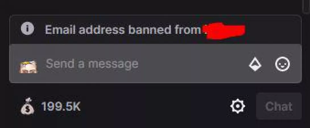 I saw this upon coming into a streamer I follow. I watch this man nearly every time he goes live and was here 2 hours prior and everything was normal. NO idea what this is. Is it new? How do we resolve it? He never banned me. He's actively trying to fig by JohnSepticEye123