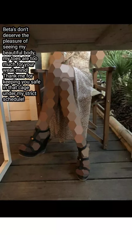 I see you little ridiculous sub, squeezing your eyes trying to connect the dots. by Demandinglady