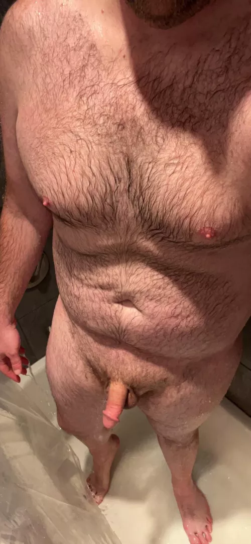 I seem to post a lot of wet chest hair pics but here’s another one by CRyder641