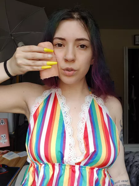 I sell replicas of my man's dick this is a half size replica I messed up the mold by LilRedVelvettt