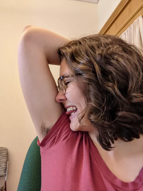 I shoveled my driveway this morning on this shirt. Want a sniff? by LilyAuNaturelle