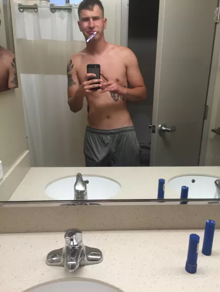 I spy with my little eye, a toothbrush! by jestypuller