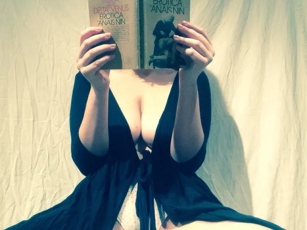 I stole this book [f]rom my mum as a teenager, it's so raunchy. I love it. by Lunamatisse