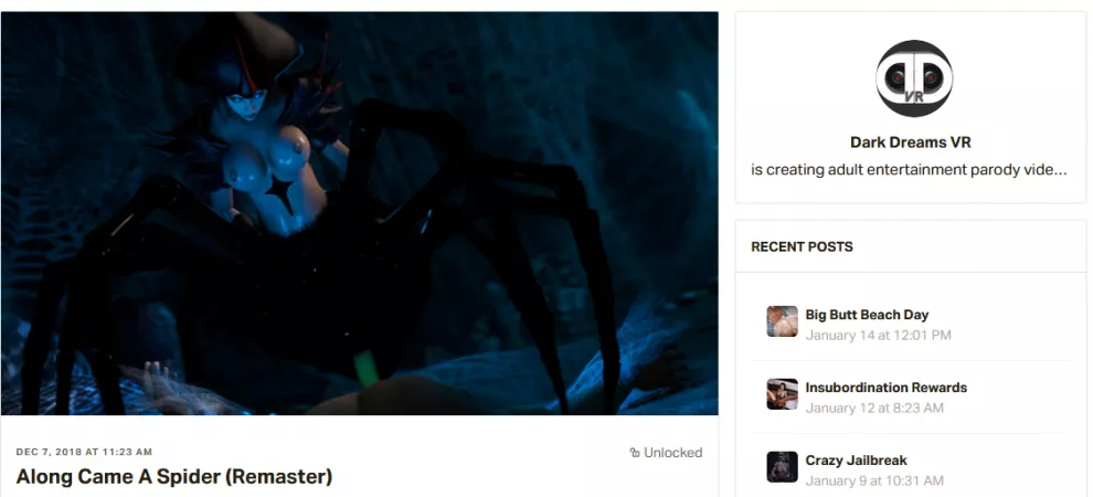 I stumbled upon a VR remake of the best monster girl animation in existence to date! (behind a $5 paywall on Patreon) by MonmusuAficionado