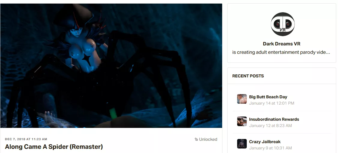 I stumbled upon a VR remake of the best monster girl animation in existence to date! (behind a $5 paywall on Patreon) posted by MonmusuAficionado