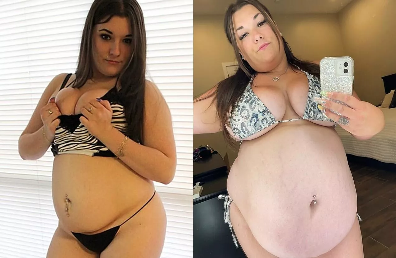 I think I grew just a little 😜 posted by BBWCandiShea