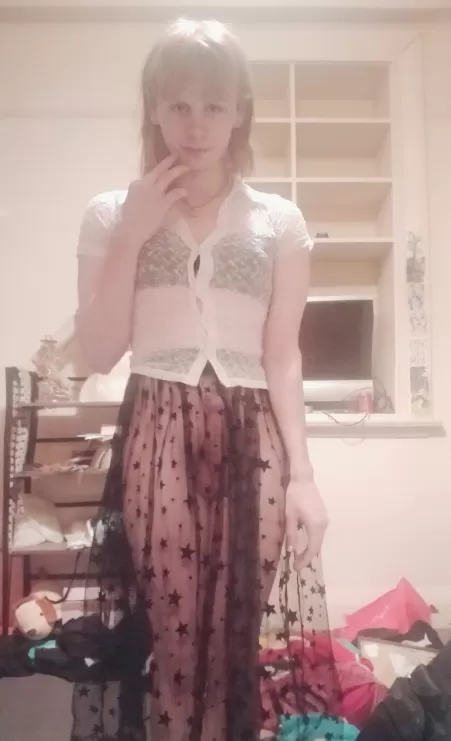 I think my skirt might be transparent 😊✨ by seafoambabe