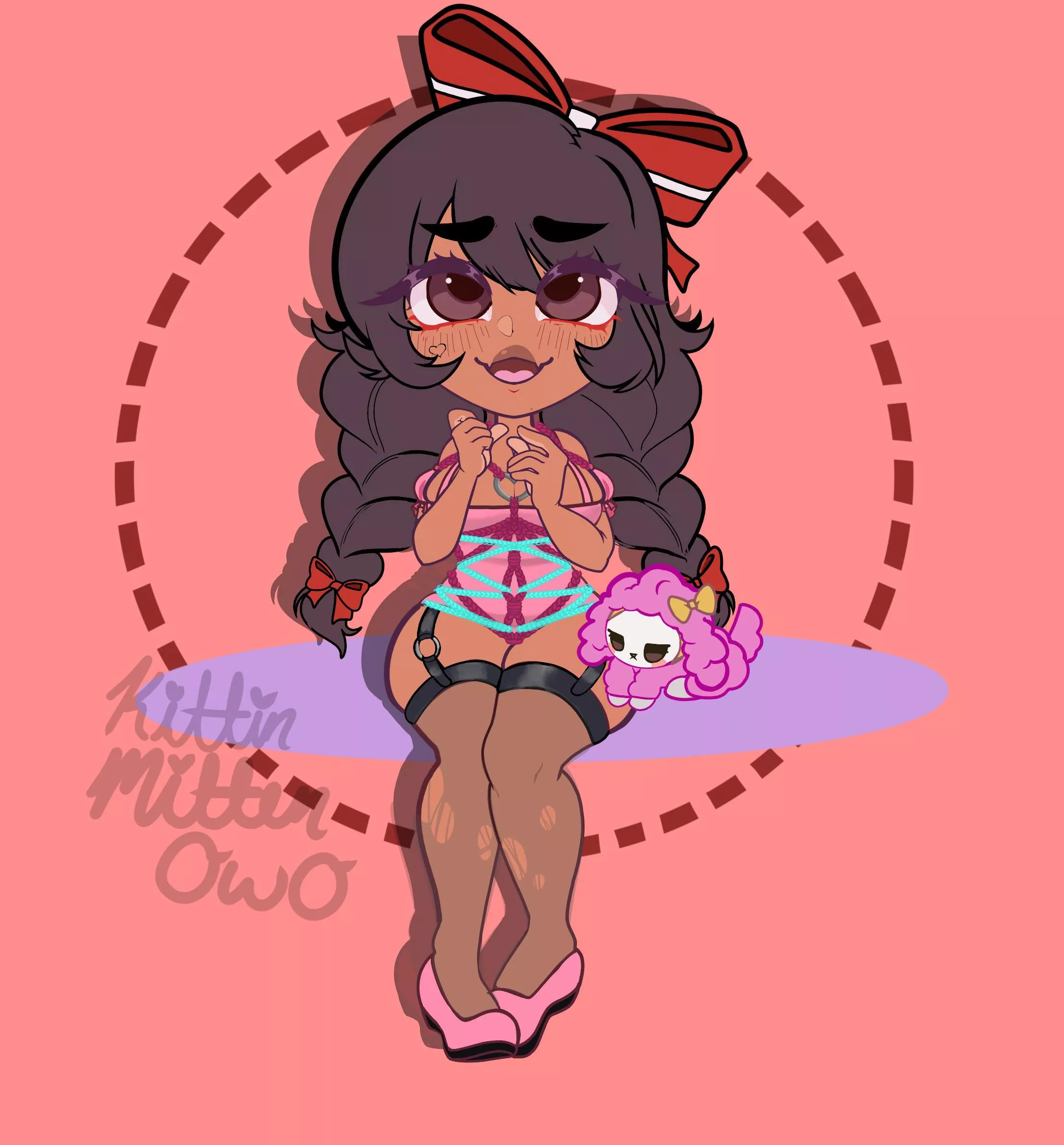 I think ropes in different colors is sooooo cute I just had to draw it!! ❤️❤️ I’m hoping someday to get some!~ posted by kittenmittens-OwO-