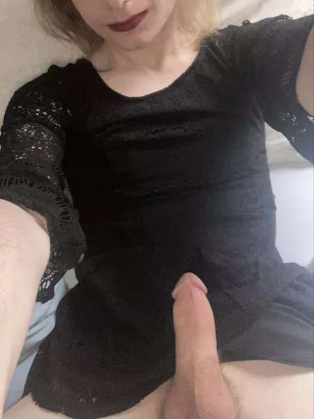 I think this dress looks good on me 😘 by HrnyFnly