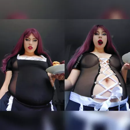 I think your new maid might be stealing some food by elea-goddess