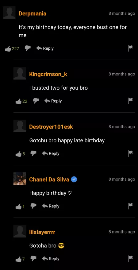 I thoroughly enjoyed busting to this man's birthday by RustyBushLicker