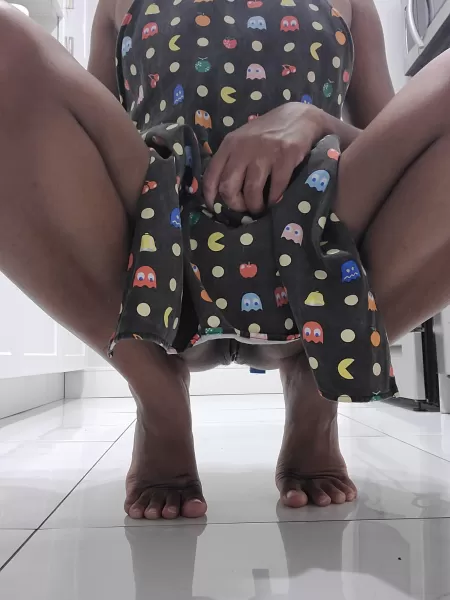 I thought for a second my clit looked small here. Even cooking it's excited. by kinkykushy