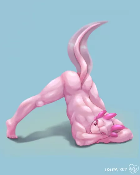 I thought it would be cool for my axolotl to try the jackochallenge by LolitaRey