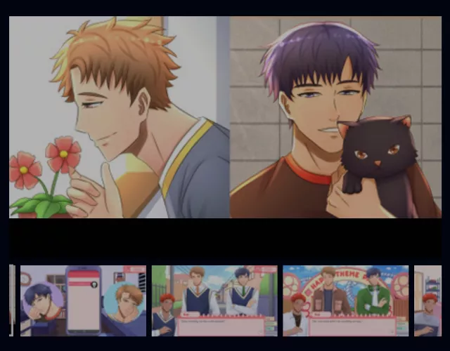 I thought it would be fun to make a light-hearted BL dating sims where there's 0 drama and 100 comedy/fluff. It's just a silly idea I had about a super dense MC who doesn't realize his best friend and rival both have a crush on him XD by MelammuDingir