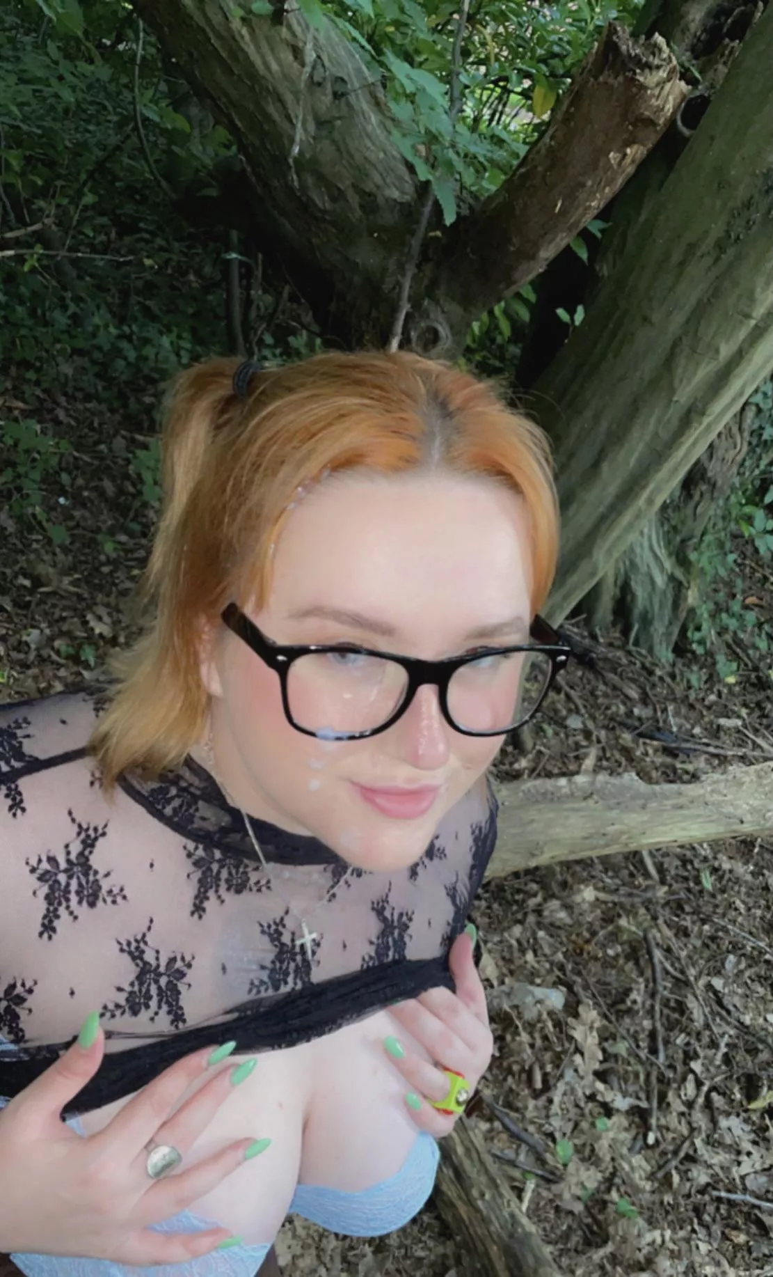 I took a facial in the woods 🥰 posted by urpisceswhore