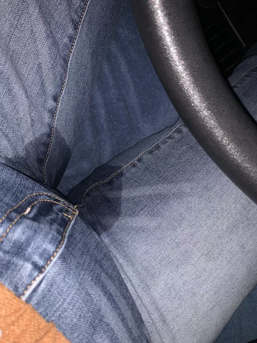 I tried so hard to hold it on the way home but….