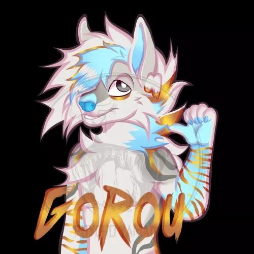 I tried to do a badge for my oc ^^ (art by me~) by PsychoYamada