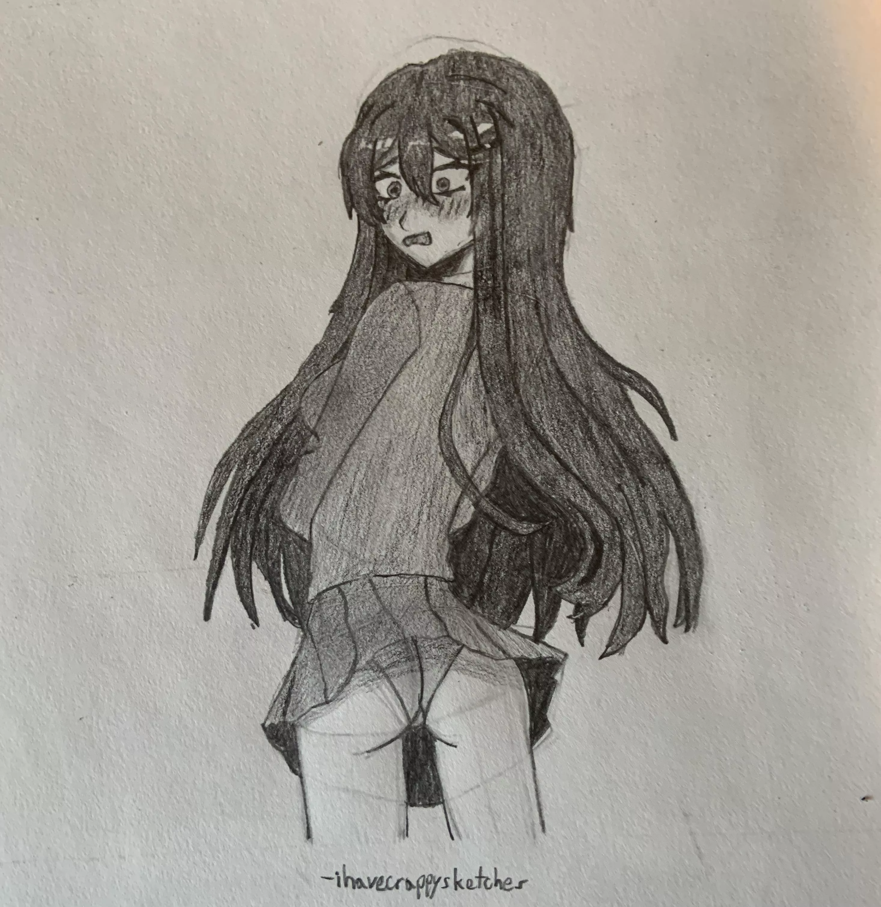 I tried to draw Yuri a few days ago posted by ihavecrappysketches