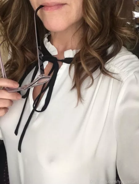 I tried to look like a librarian for my grandson’s first day riding the bus to school by Lynnzertart1