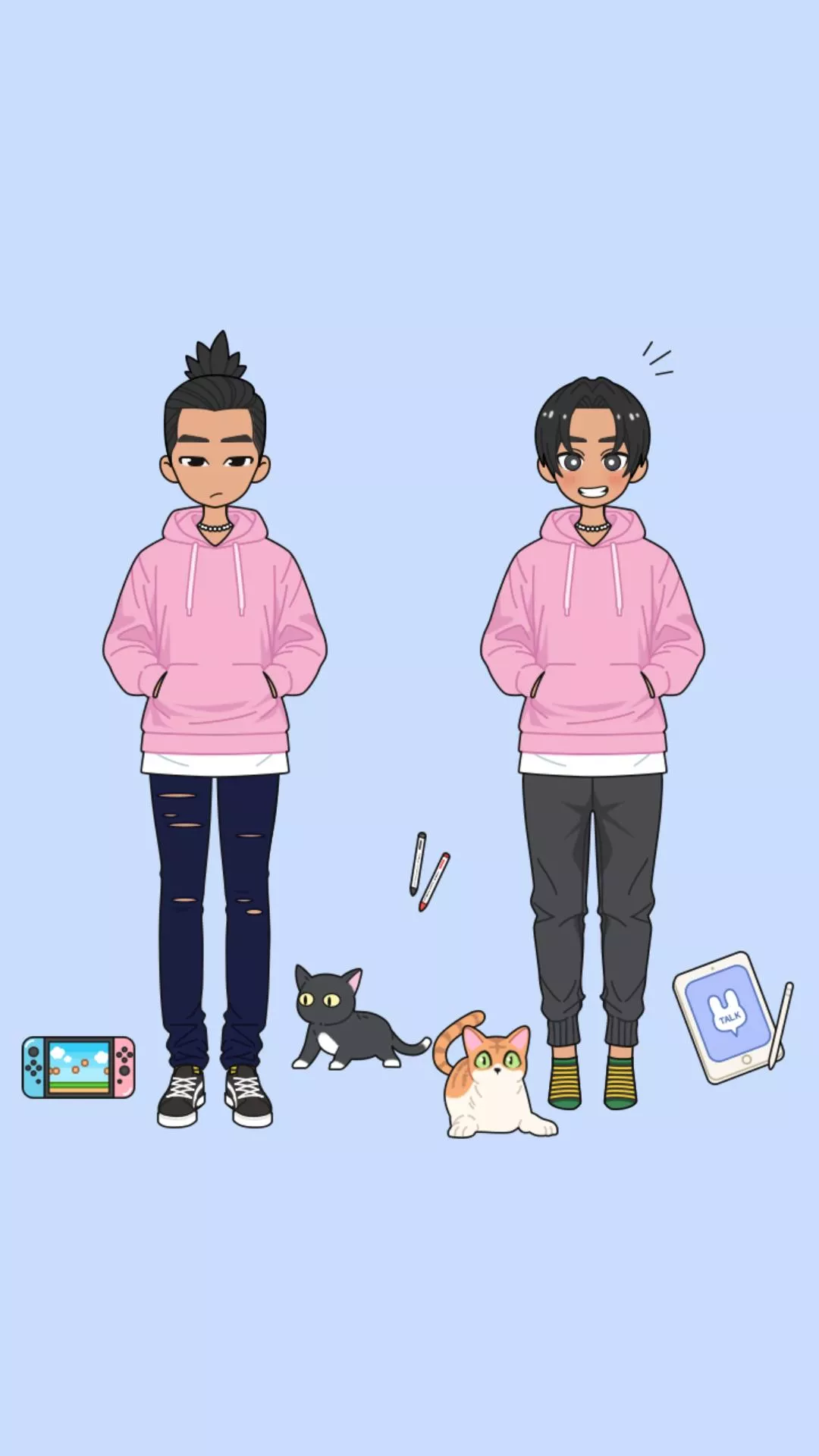 I used Lily Diary app to make myself an avatar! posted by distinguishedtrash