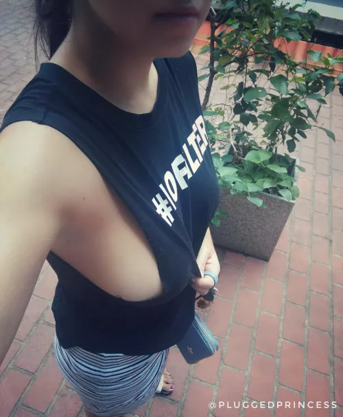 I usually go shopping like this 😀 you wanna join me? by pluggedprincess_69