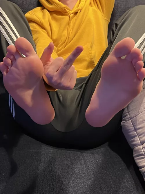 I want big slow licks from heel to toe. Who’s up first? by DangerousAmphibian89