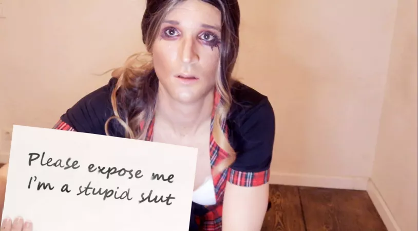 i want to be exposed online forever... by sissywhore403