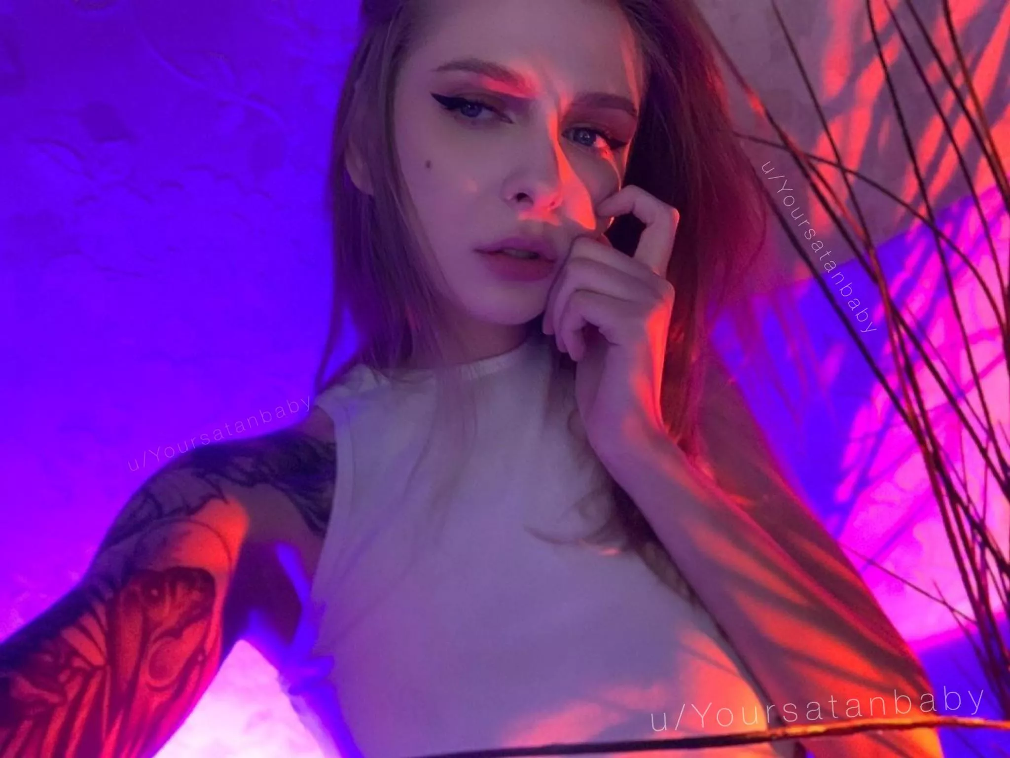 I want you to be happy. 🥰 Just be yourself 💜 posted by Yoursatanbaby