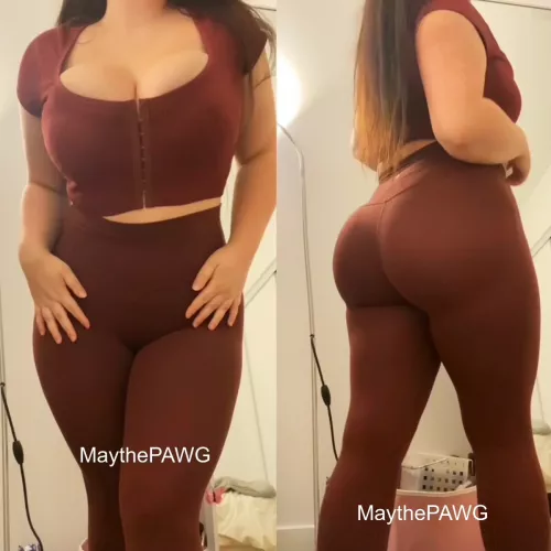 I want you to pull my leggings down and creampie me by MaythePAWG