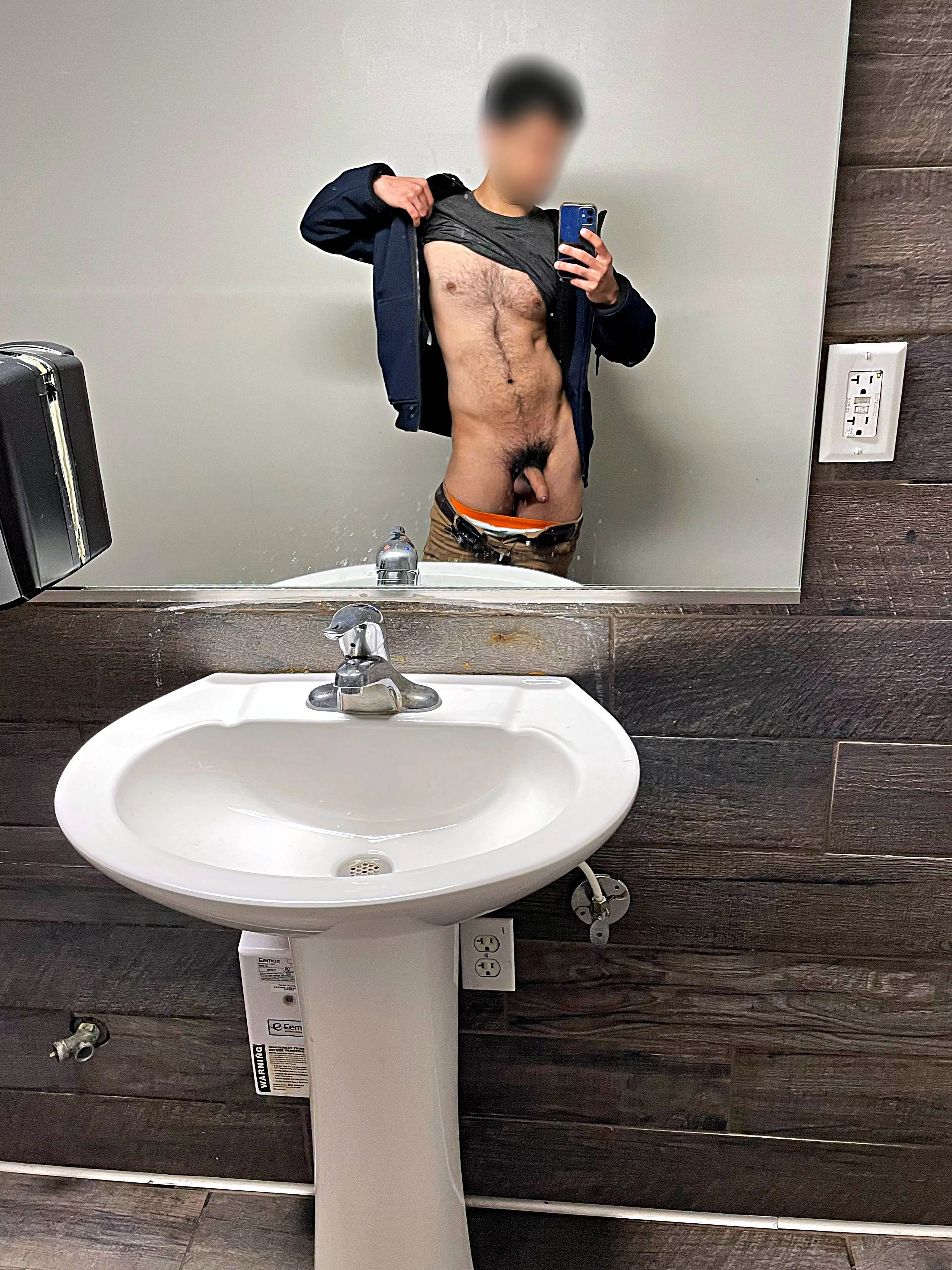 I was alone in a public bathroom, so I was a naughty otter and took a nude 😈 posted by TurnipEater
