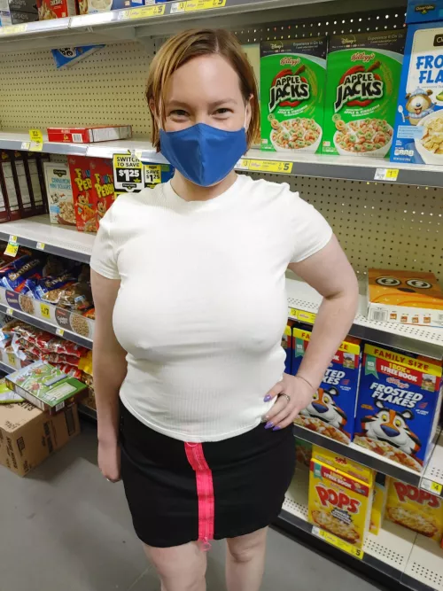 I was asked if I go out braless. The answer of course I do. by Anniebnice87