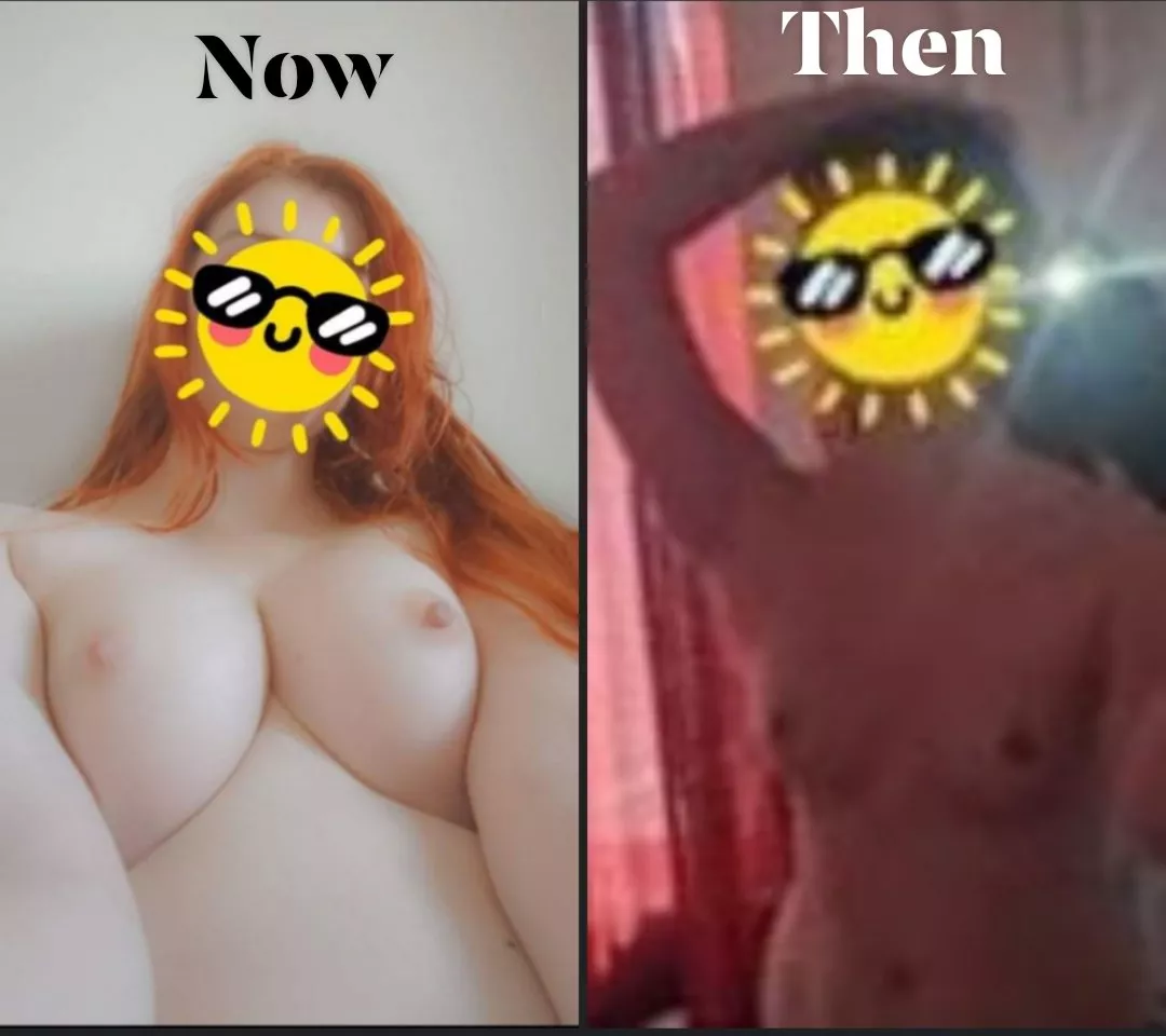 I was asked to upload more so this is a day and a half ago vs a year and a half ago posted by sexyIrishGal