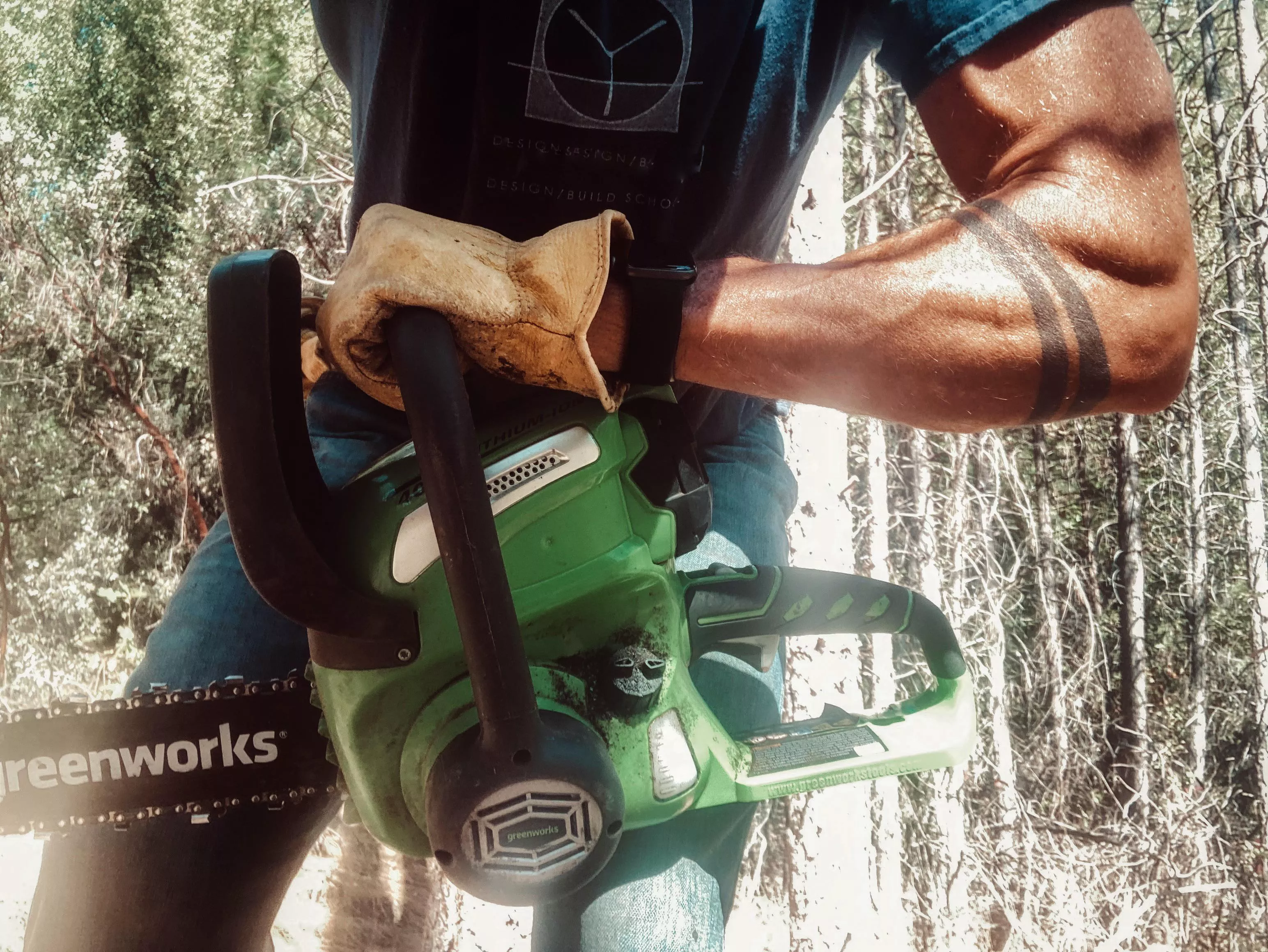 I was clearing land yesterday and thought you might enjoy seeing my tool. posted by OmStudly