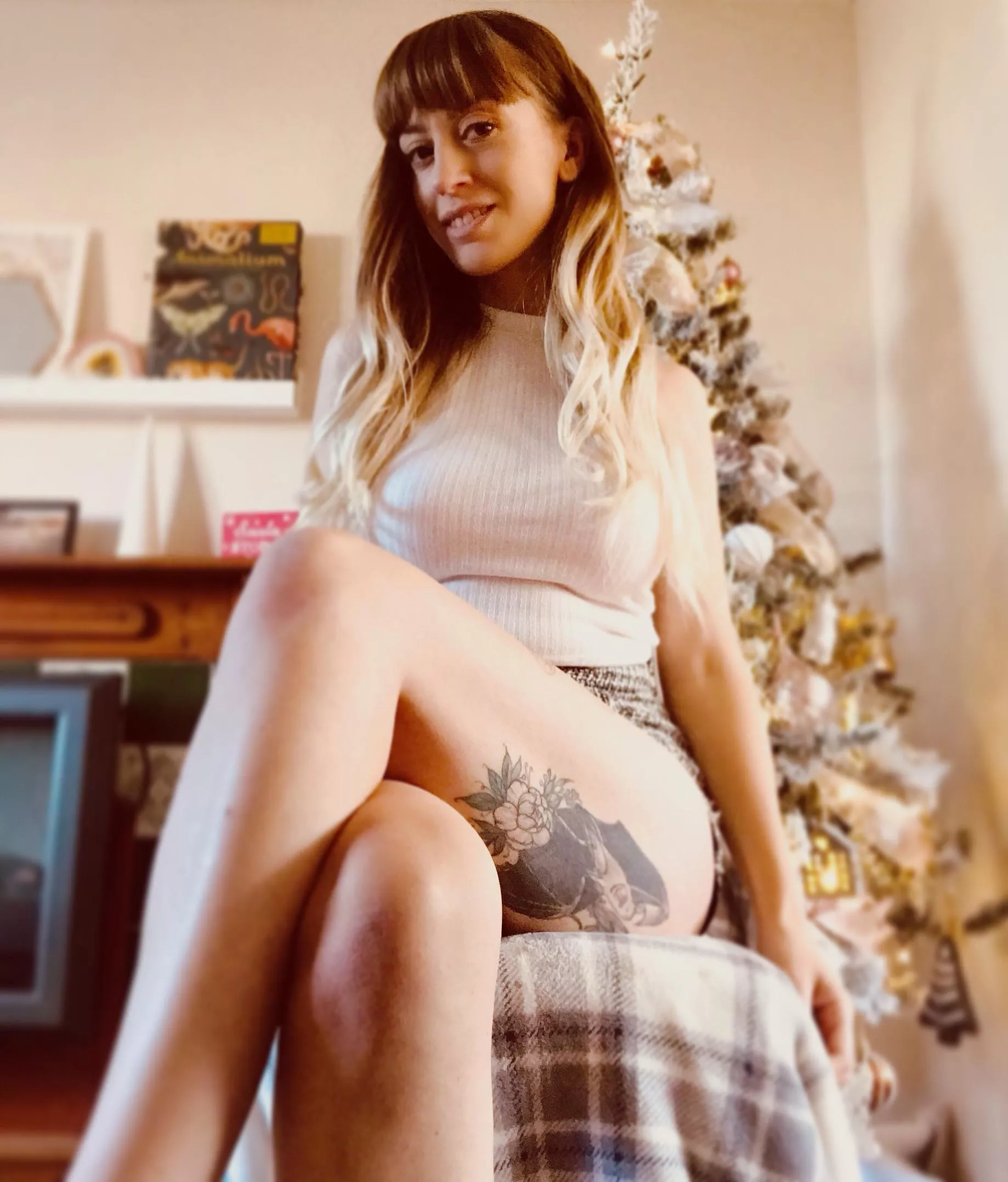 I was feeling festive and put the tree up early 🎄🤭 posted by cinnamongirl_6x