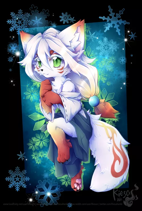 I was lucky to be picked to draw the very first picture of this gorgeous little lady, her design is so pretty 💖(Commission by me; Riesahenki @ Twitter) by Riesan