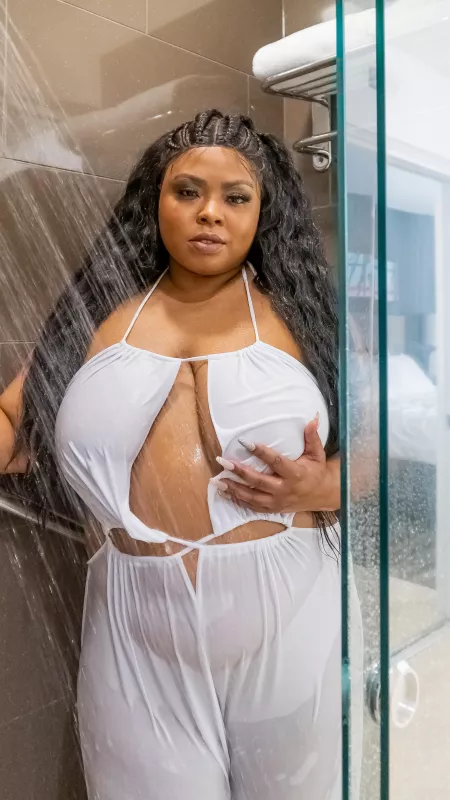 I was so hot I had to step in the shower.. by Coratexplorer