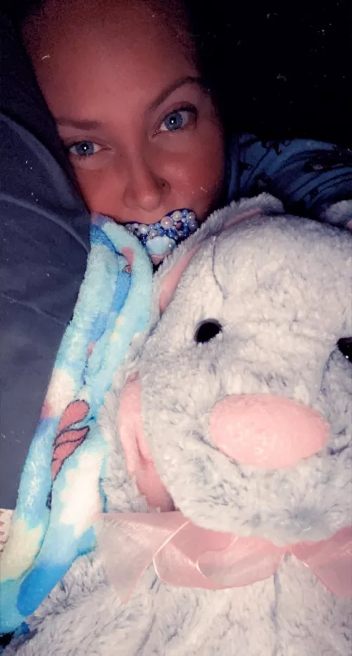 I was so ready to be little tonight. by Babyblueeyes193