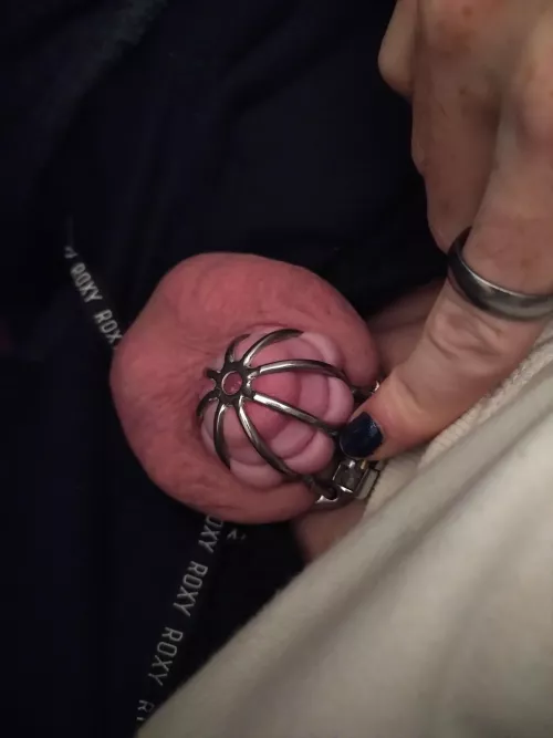 I was thinking that I could go for locktober no vember and denial December all in chastity 🤭 what do you think ? by sissy_Jeyda