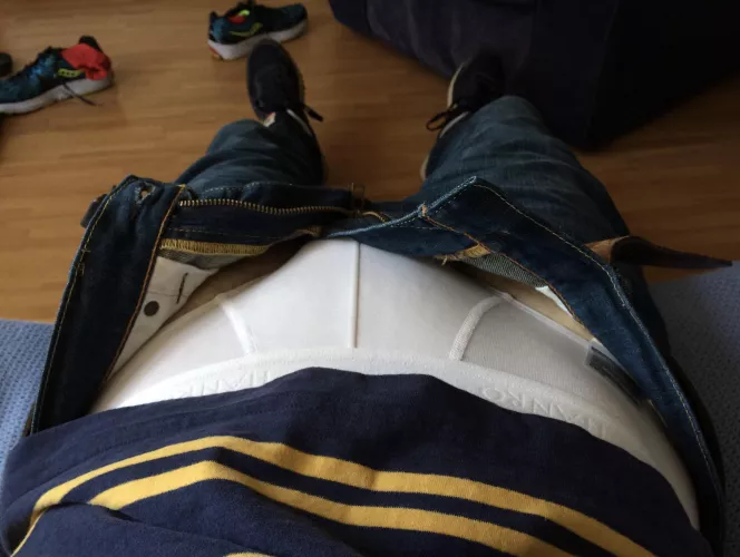 I was this close to not wearing anything under my jeans today, but went for these instead (41) by Richardts220