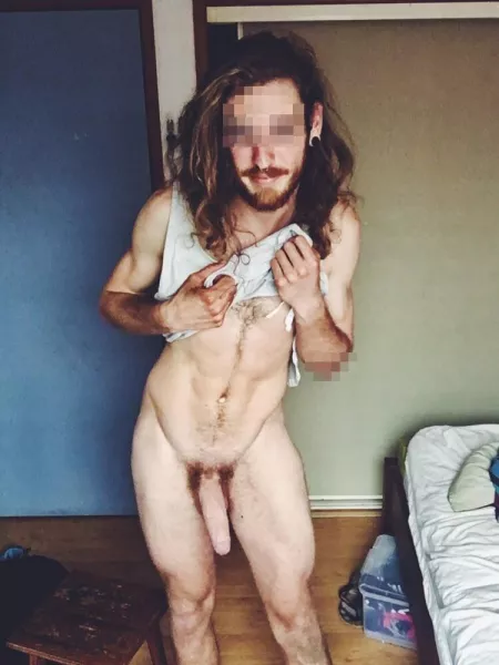 I was told to post here, so I did after a dirty day at work 😊 I’m more of a silly Viking than a serious one 🧝‍♂️ by SouthViking