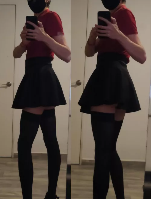 i was trying high heels for the first time, how do i look? by nieyzs