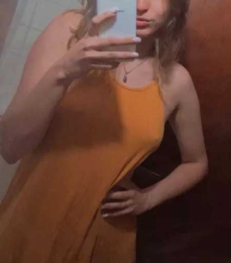 I was wondering why everyone is staring at me until I realized that my nipples got hard under that dress.. [f] by isamaribella