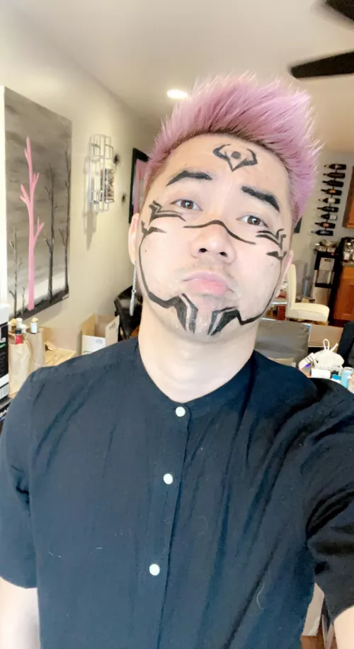 I was Yuji from JJK for Halloween 🎃☠️ by d_helios