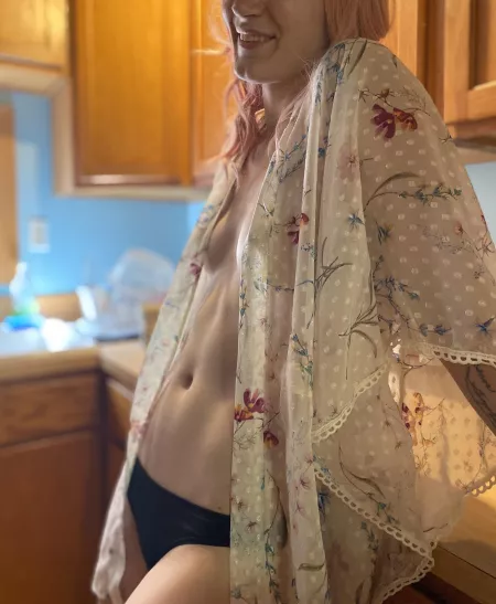 I wasn’t [f]inished playing in the kitchen 😋 by PandaBear12233