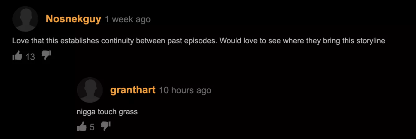 I watch it for the plot by kesige