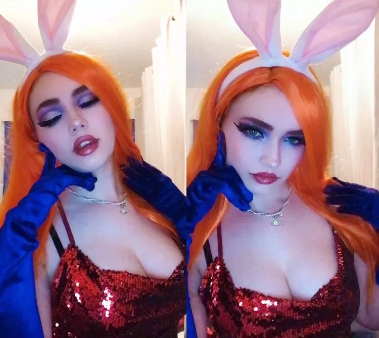 I went as Jessica Rabbit for a Halloween party!🎃 posted by cutie_berry99