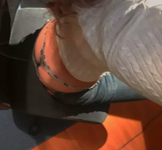 I went out like this today by Thongaddict69