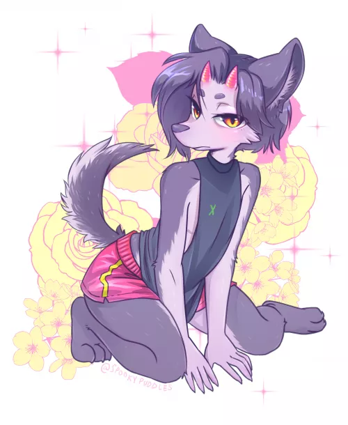 I will never get tired of the sparkle brush in clip studio paint (OC) by Peeeeebz