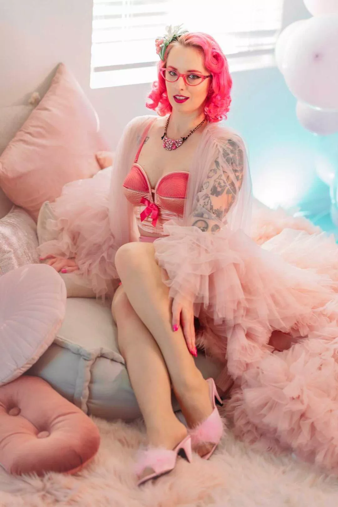 I wish I could lounge in the robe all day 😆 posted by MissPenelopePink